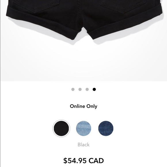 American Eagle Next Level Stretch Black Shorts - Picture 4 of 4